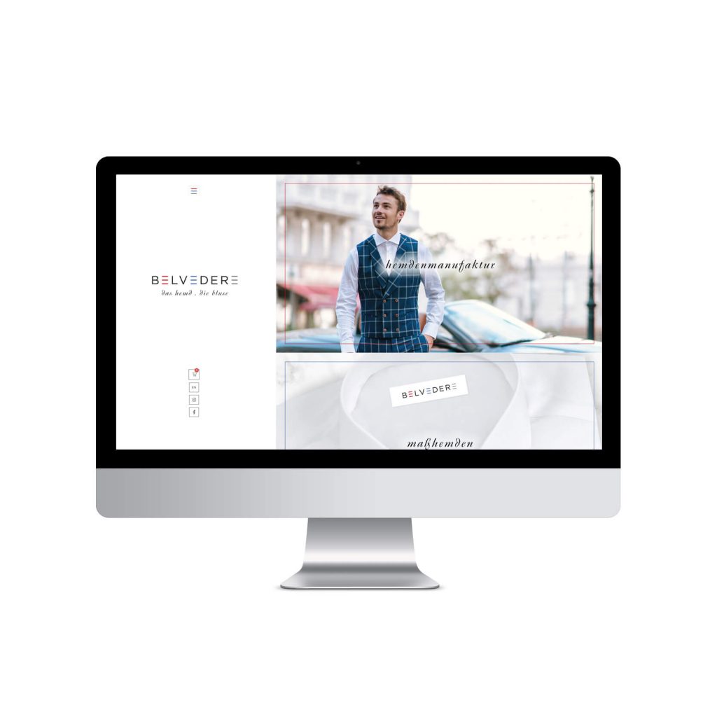 Belvedere Website auf MAC Pc